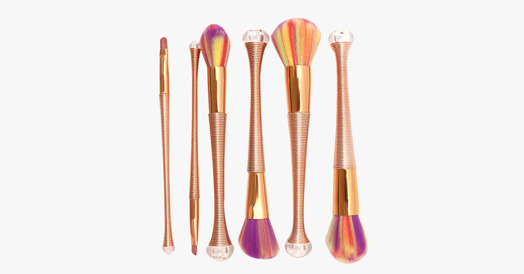 Lisslune | Rose Gold Bead Brush Set