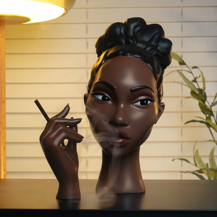 Lisslune | Head Incense Burner Black Woman