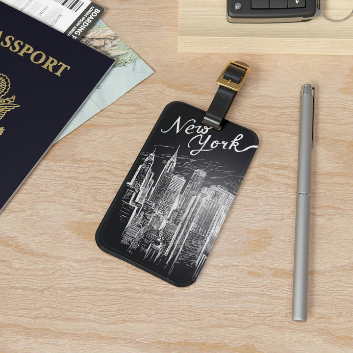 Lisslune | Adjustable Acrylic Baggage Tag: Your Stylish Travel Companion