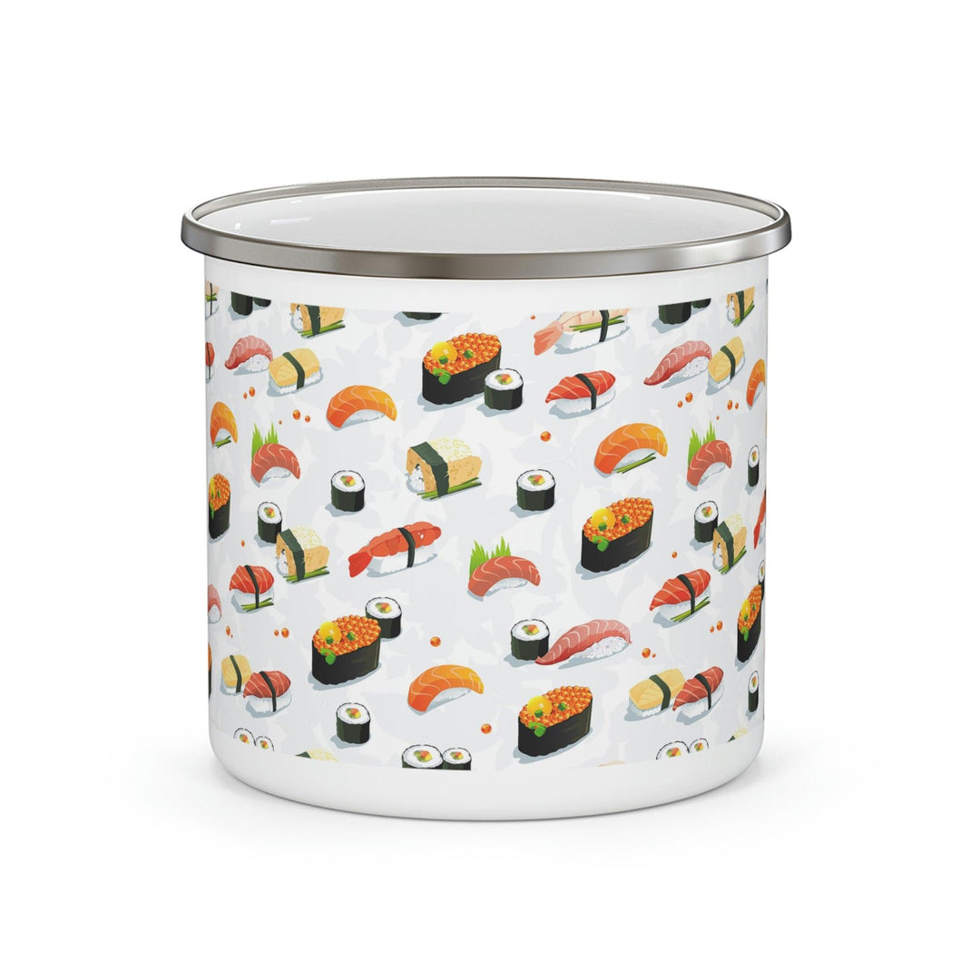 Lisslune | Customizable Enamelled Stainless Steel Camping Mug - Perfect for Outdoor Enthusiasts