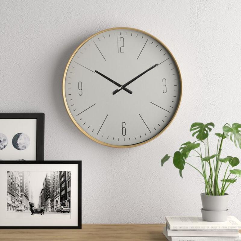 Lisslune | Luxetick - Wall clock with golden elegance