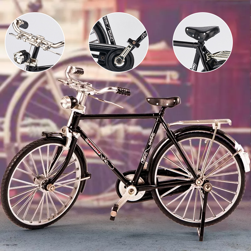 Lisslune | Retro bicycle model ornament for children
