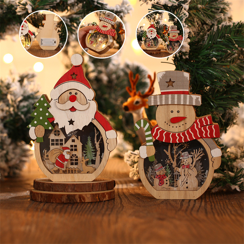 Lisslune | LED Christmas lighting made of wood
