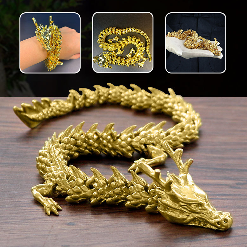 Lisslune | Golden Dragon with movable joints