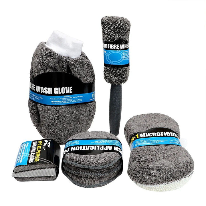 Lisslune | 9-piece Premium Microfiber Car Cleaning Set