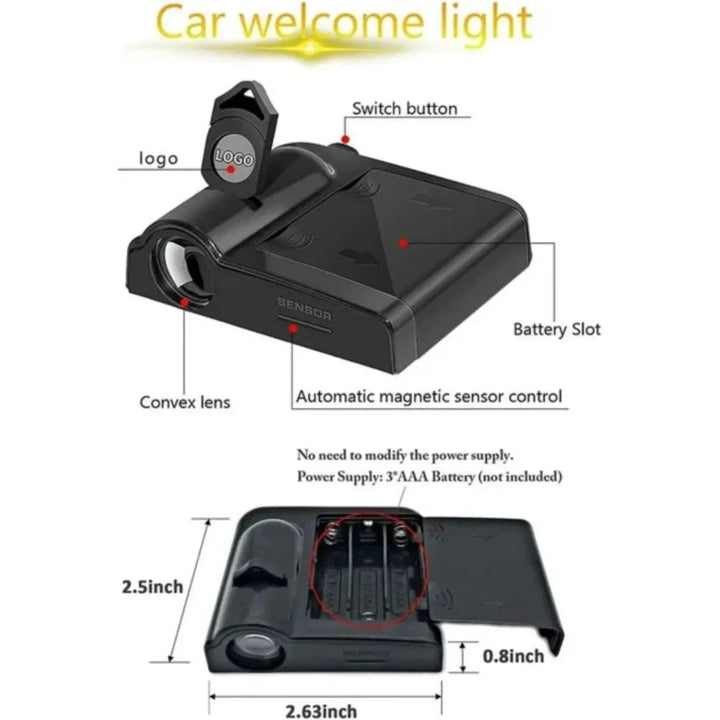 Lisslune | Wireless Car Projector Light