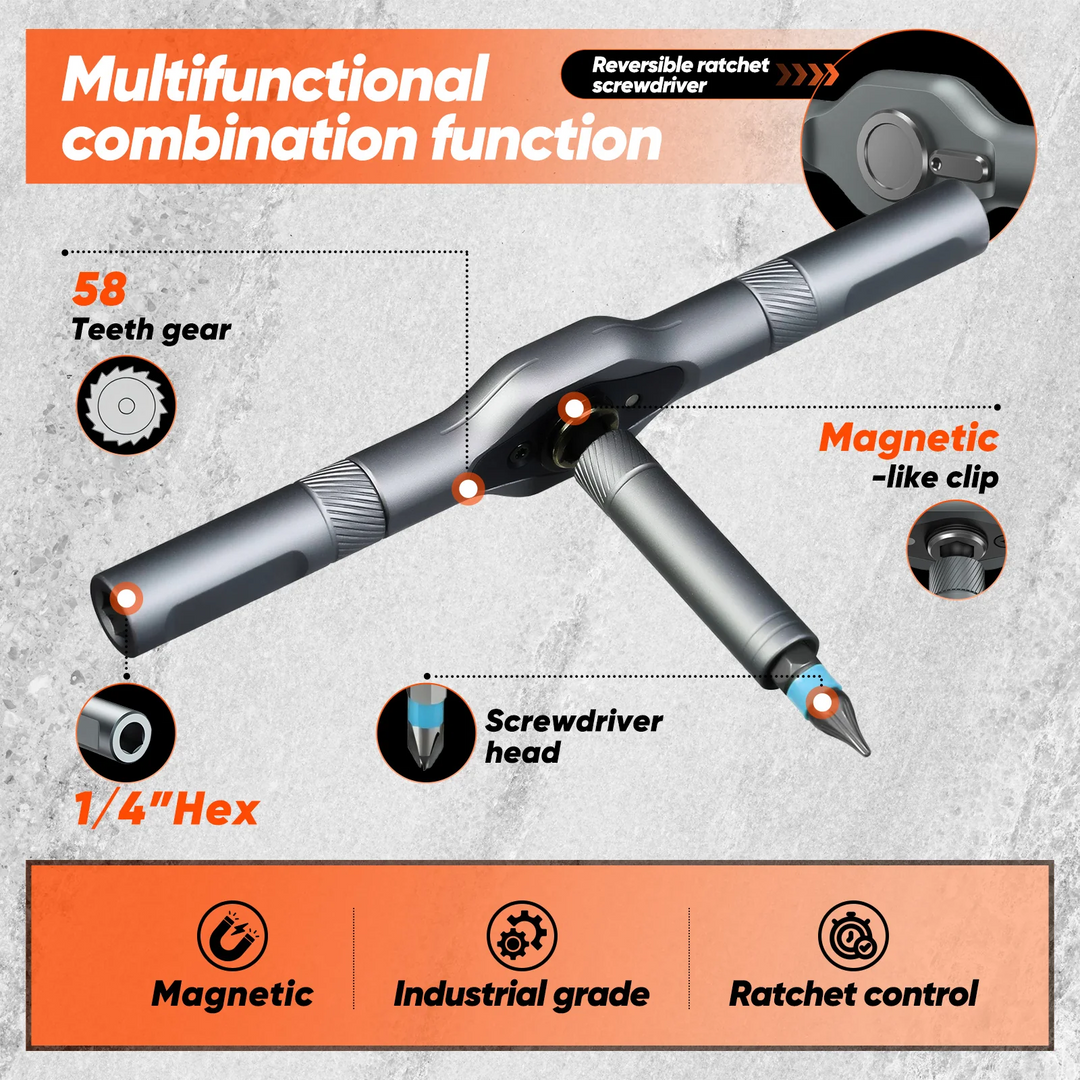 Lisslune | Ratchet 24-in-1 Screwdriver Set