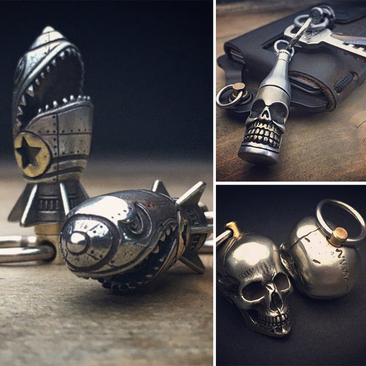 Lisslune | Shark Rocket Bomb Keychain