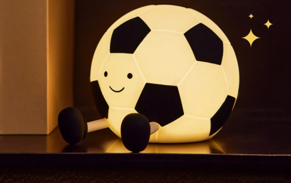 Lisslune | Rechargeable Soccer Ball Silicone Night Light – GlowKick