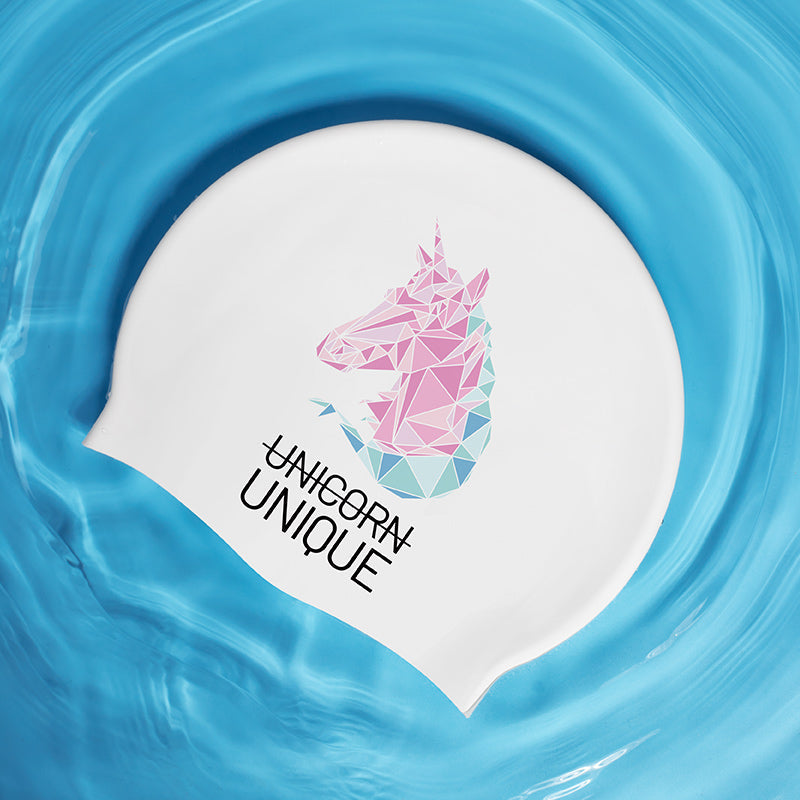 Lisslune | Unisex Silicone Swim Cap with Ear Protection: Colorful and Water-Resistant