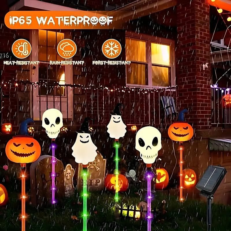Lisslune | 6 in 1 Halloween Solar Garden Lights