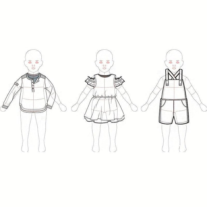 Lisslune | Clear Fashion Design Ruler - A must-have tool for precise sewing illustrations