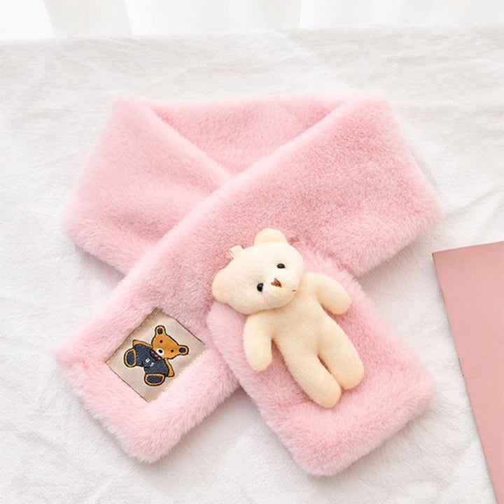 Lisslune | Cute Bear Plush Bib For Adult And Child