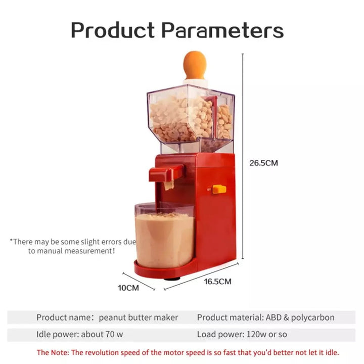Lisslune | Electric Peanut Butter Maker