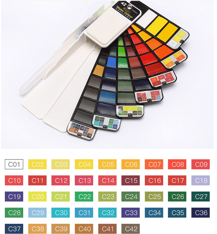 Lisslune | Handy Watercolor Travel Kit