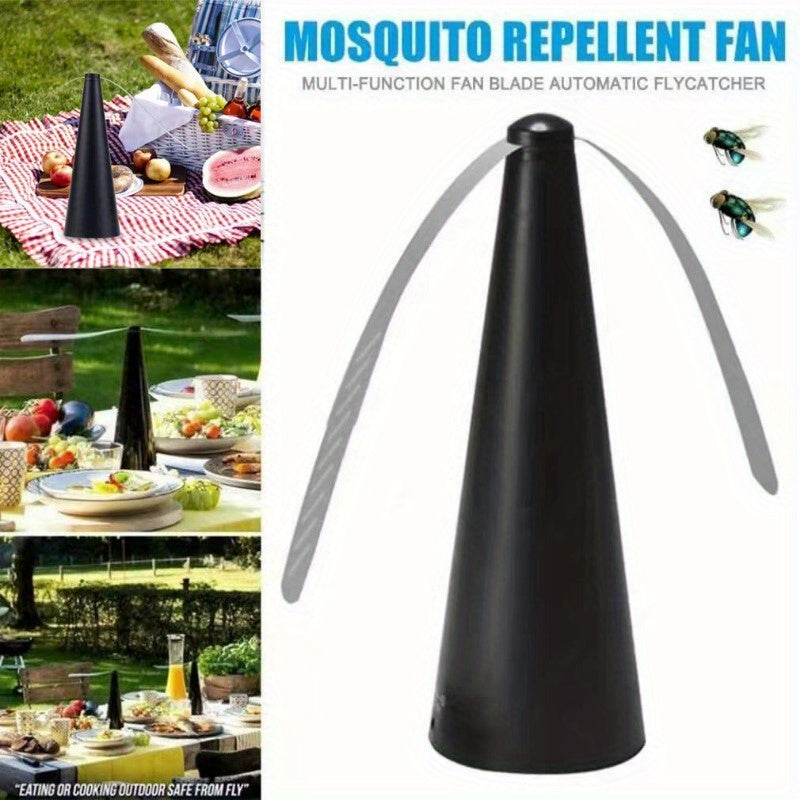 Lisslune | Compact Outdoor Fan against Mosquitoes and Flies – Mobile and Battery Powered