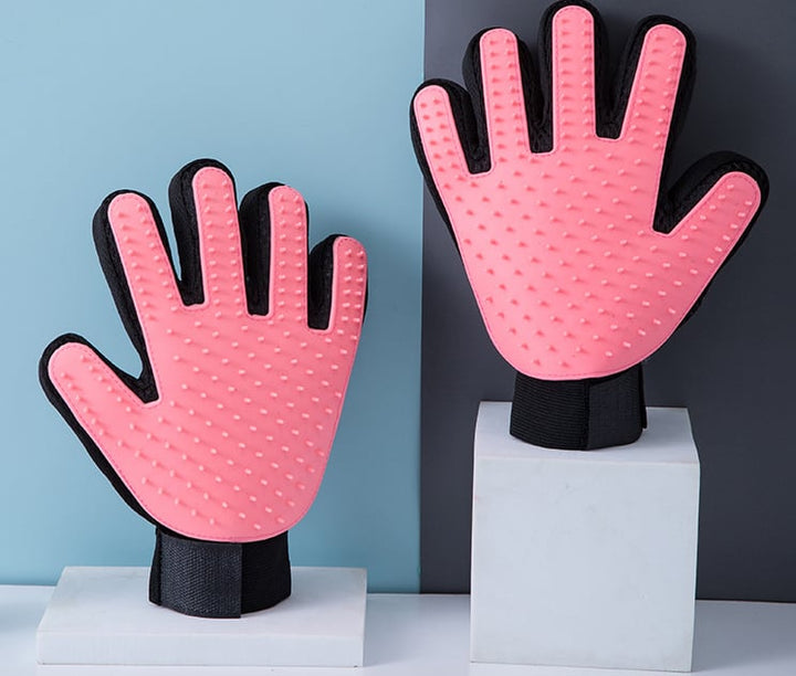 Lisslune | Cat grooming glove for cats wool glove Pet Hair Deshedding Brush Comb Glove For Pet Dog Cleaning Massage Glove For Animal Sale