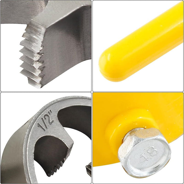 Lisslune | 6-Piece Set Of Water Pipe Die Plastic Pipe Die Tap Wrench Set