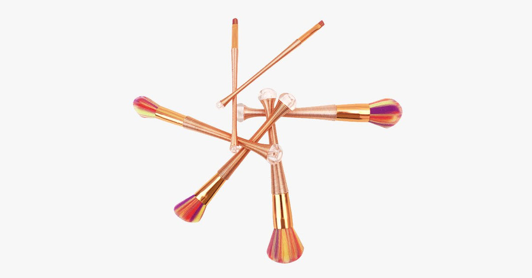 Lisslune | Rose Gold Bead Brush Set