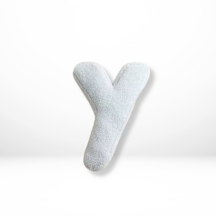 Lisslune | Alphabet Cushion Velura – Soft Velvet Decorative Cushion in Every Letter of the Alphabet