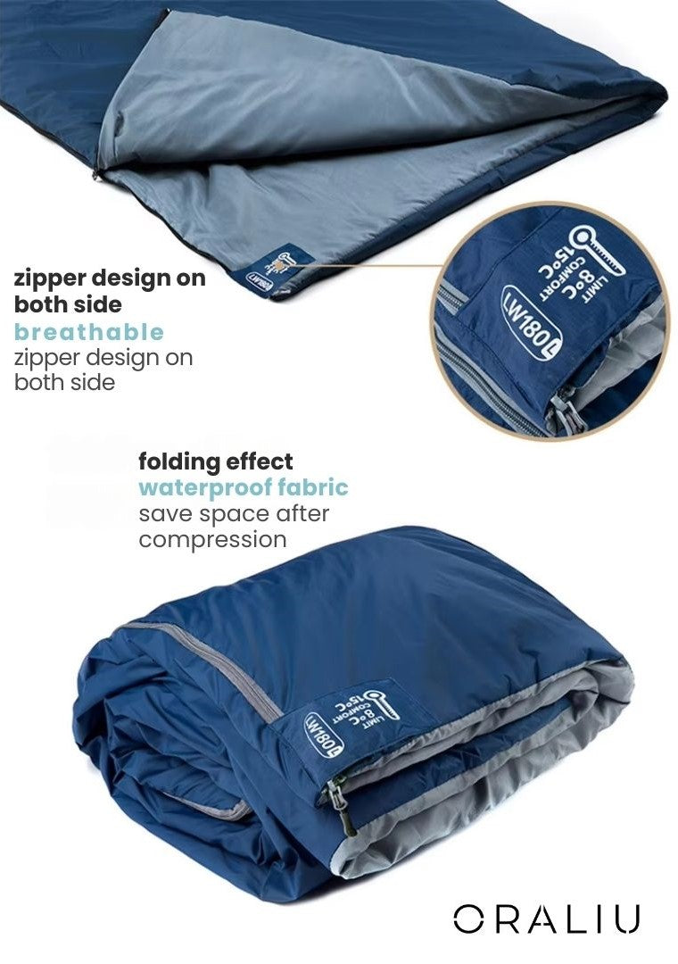 Lisslune | Summer Sleeping Bag – Lightweight & Compact for Camping