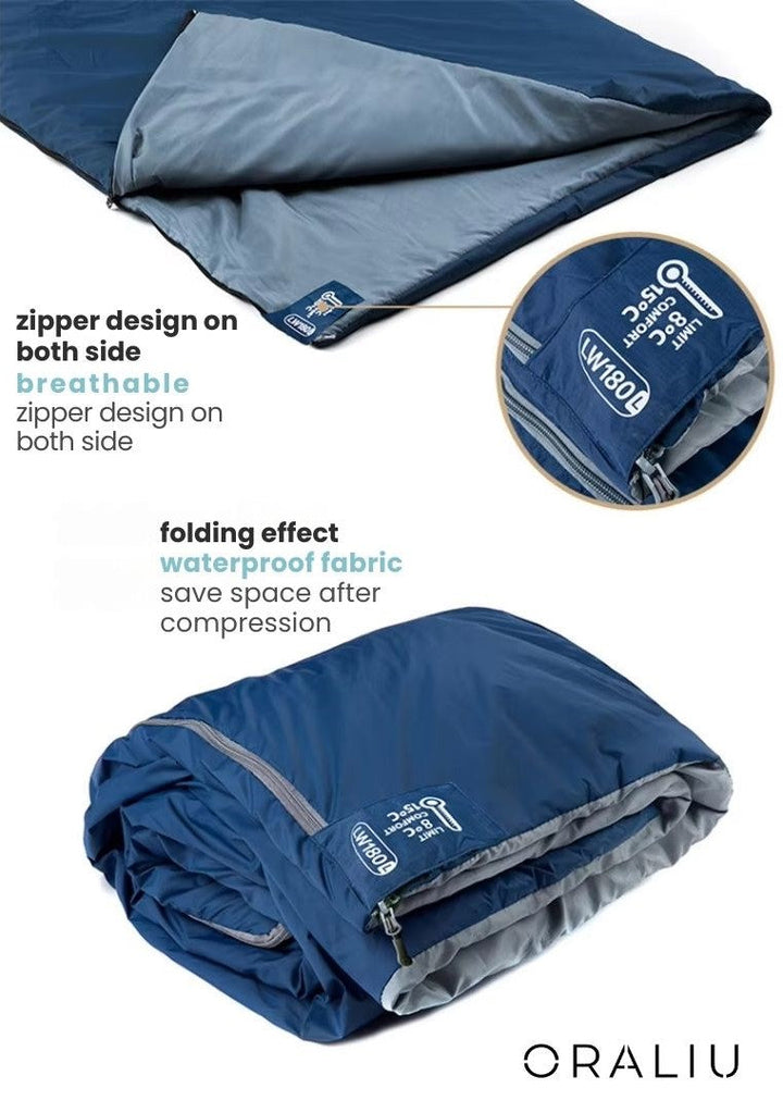Lisslune | Summer Sleeping Bag – Lightweight & Compact for Camping