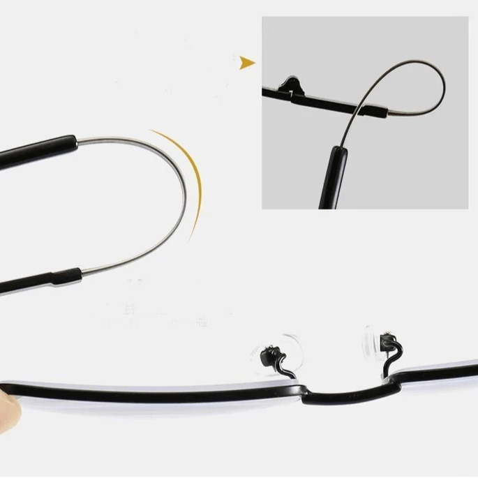 Lisslune | Titanium Progressive Distance and Near Vision Dual-Use Reading Glasses
