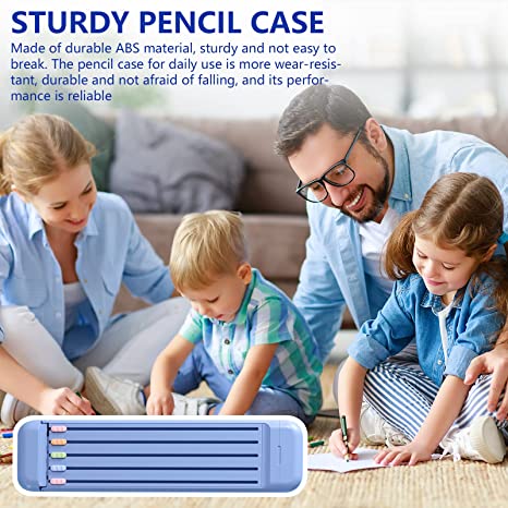 Lisslune | Multifunctional Pencil Case for Kids with 5pcs Pencils2B, Eraser and Ruler