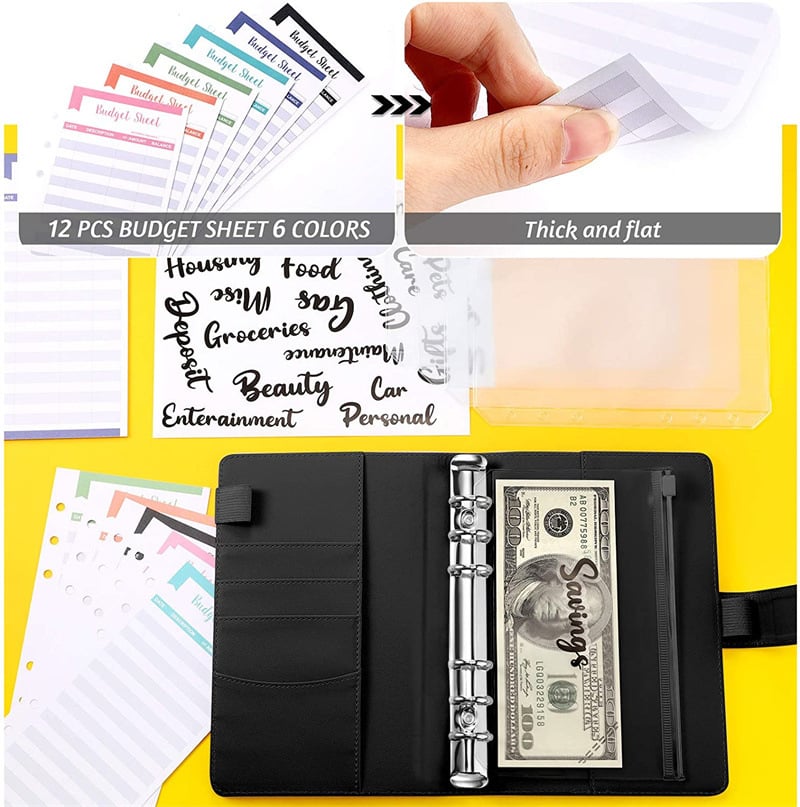 Lisslune | Budget Binder Book With Cash Envelopes