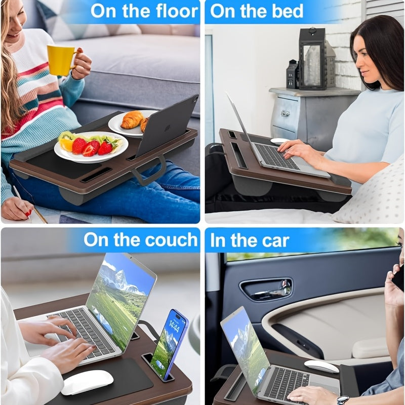 Lisslune | Ergonomic Laptop Holder with Wrist Support and Device Slots
