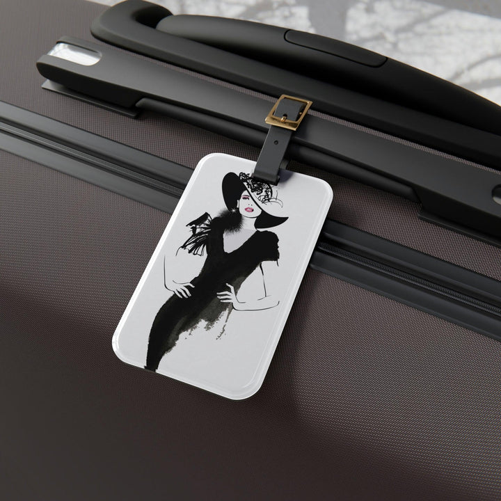 Lisslune | Customizable Elegant Acrylic Travel Luggage Tag with Personalization Options