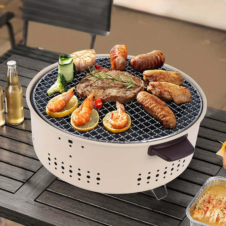 Lisslune | GrillMate Compact Smokeless Electric Grill – For Indoor and Outdoor Kitchen