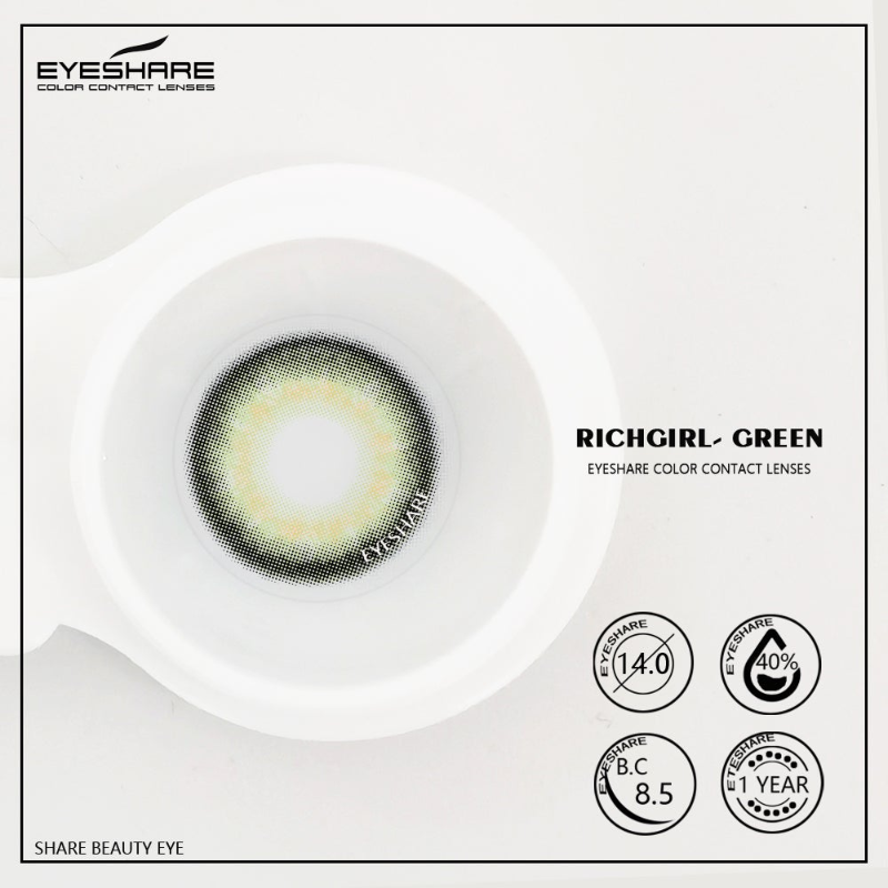 Rynx Richgirl Green 14.0mm 1 Pair | 1 Year