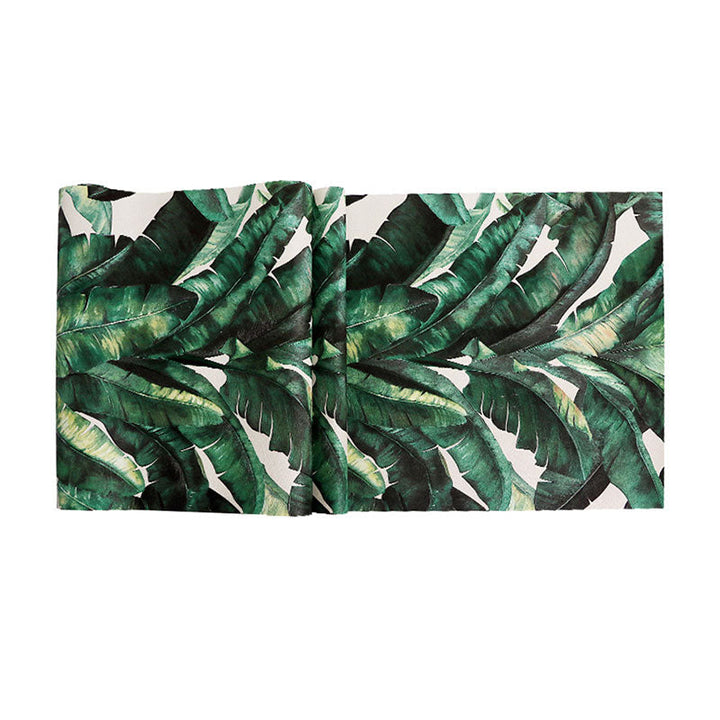 Lisslune | Tropical Banana Leaf Wall Covering for Accent Wall Contemporary Wallpaper, 33'