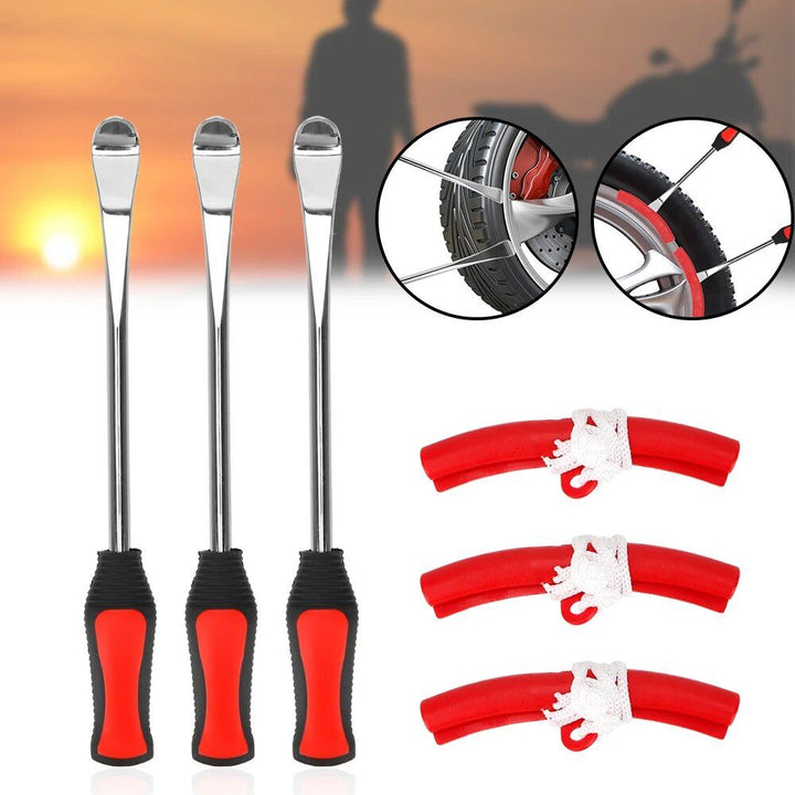 Lisslune | Motorcycle Tire Lever Tool with Rim Protectors