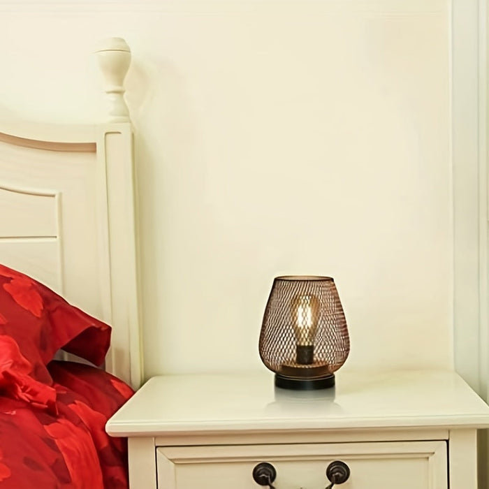 Lisslune | AuroraMesh Table Lamp Set – Industrial Style with Warm Ambient Lighting