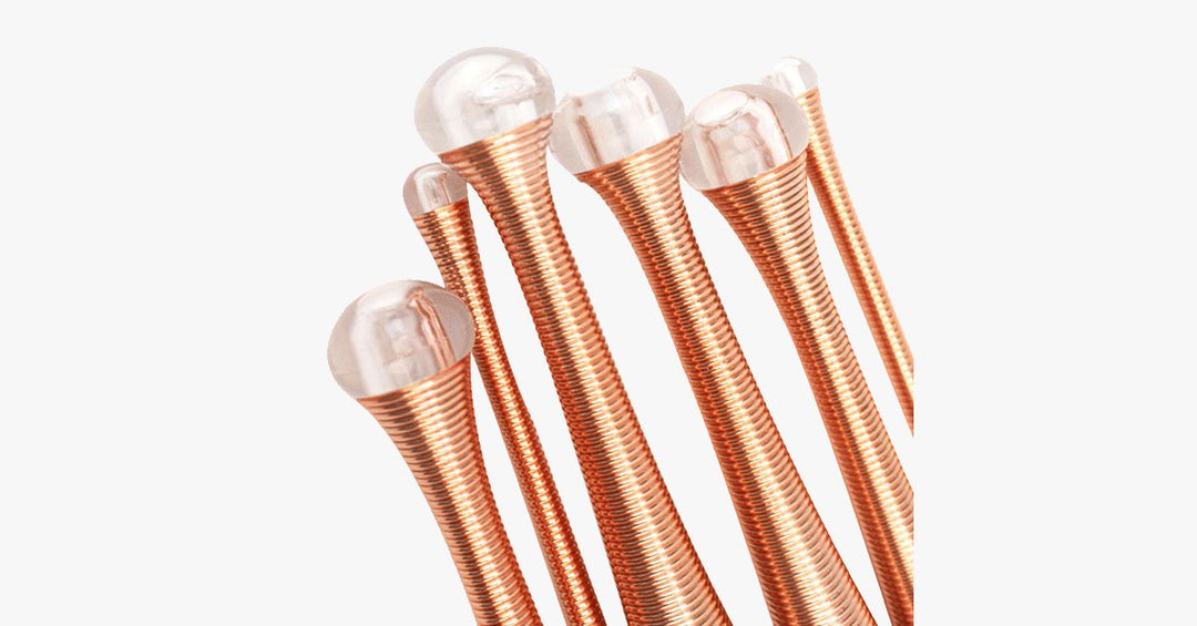 Lisslune | Rose Gold Bead Brush Set