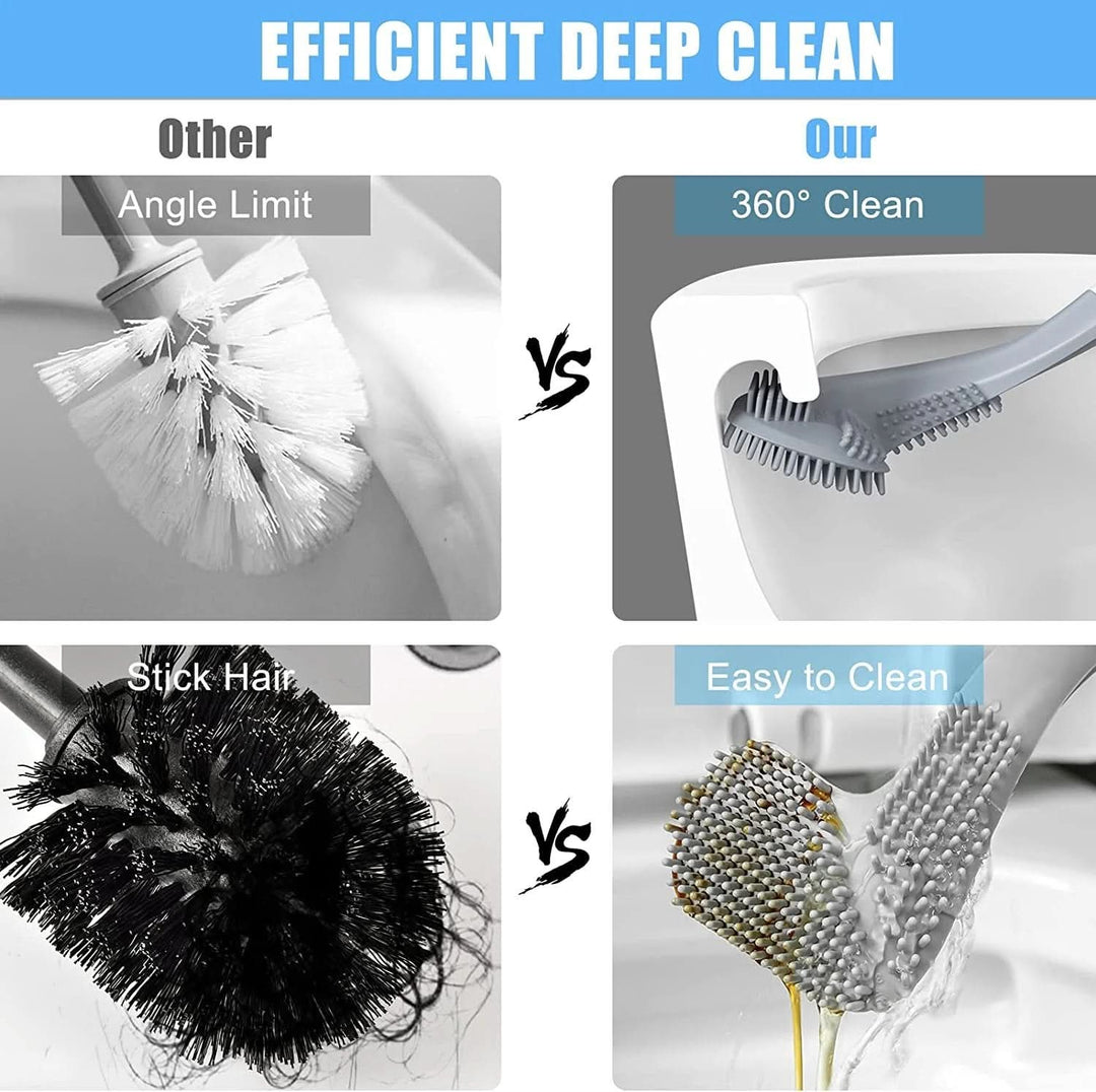 Lisslune | BRUSHIR – Toilet brush with long handle for thorough and effortless cleaning