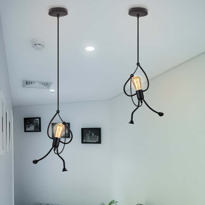 Lisslune | Retro Iron Man Pendant Light