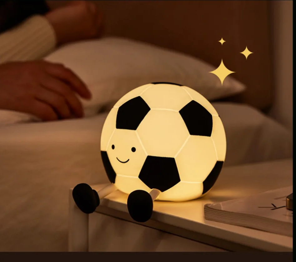 Lisslune | Rechargeable Soccer Ball Silicone Night Light – GlowKick