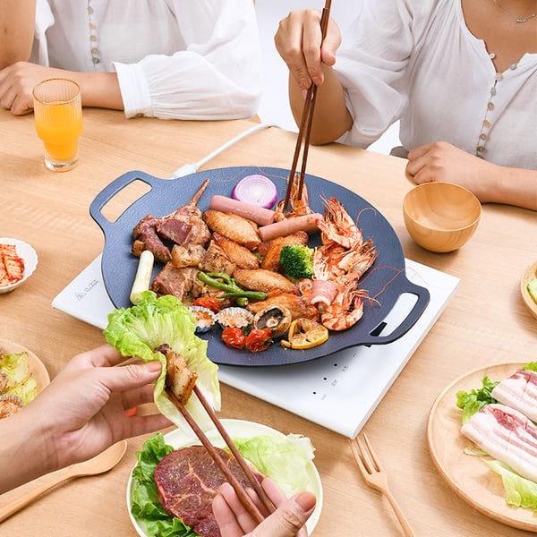 Lisslune | Multi-function Medical Sone Grill Pan Non-stick Pan
