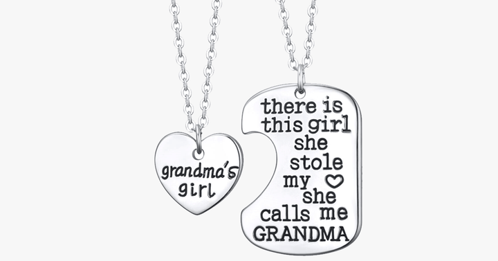 Lisslune | Grandma's Girl Necklace Set