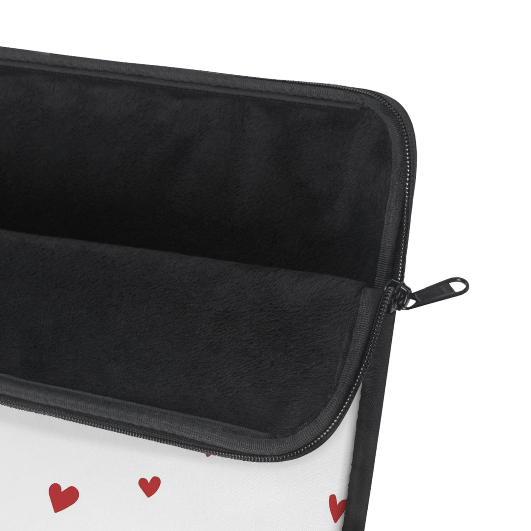 Lisslune | Stylish Dots: Elegant laptop case with peekaboo function