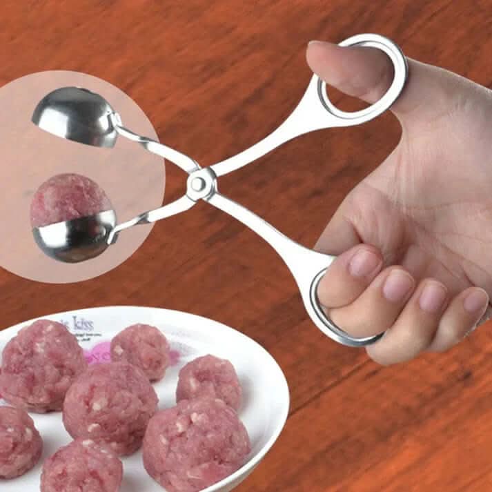 Lisslune | Stainless Steel Meatball Maker – Ground Meat Shaping Tool