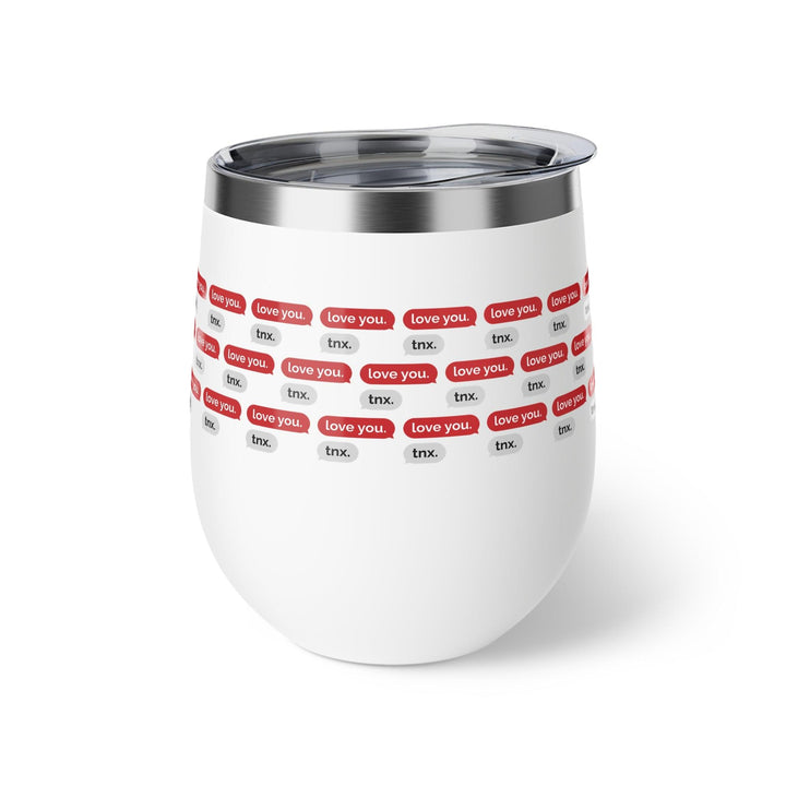 Lisslune | Cupid's Delight 12oz Insulated Stainless Steel Cup - Perfect Temperature Control