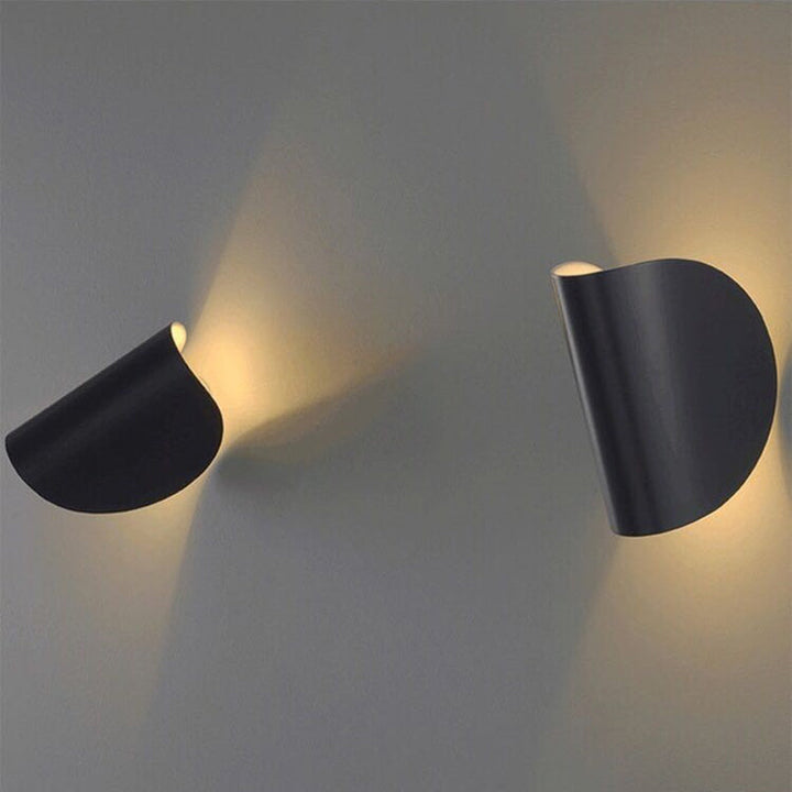 Lisslune | Eveline Modern Geometric LED 4 Color Wall Light Indoor/Outdoor Metal