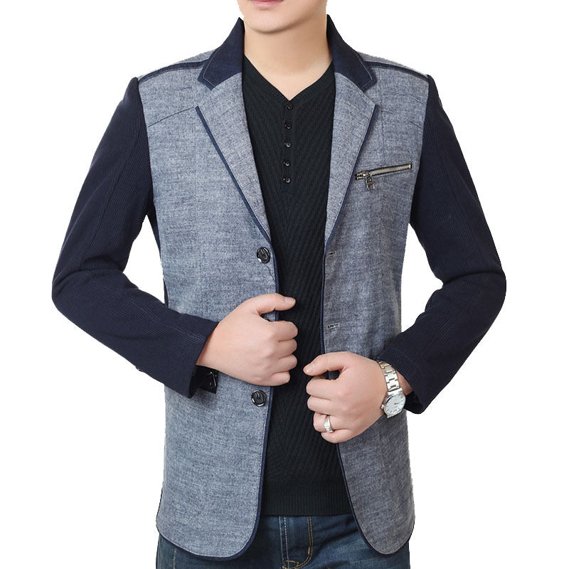 Men's sporty blazer jacket with modern details Lisslune