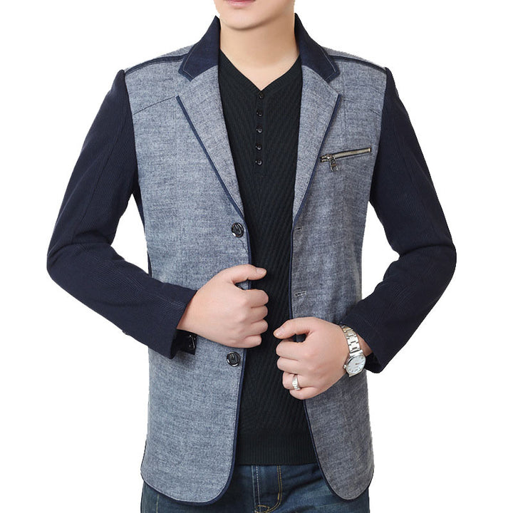 Men's sporty blazer jacket with modern details Lisslune