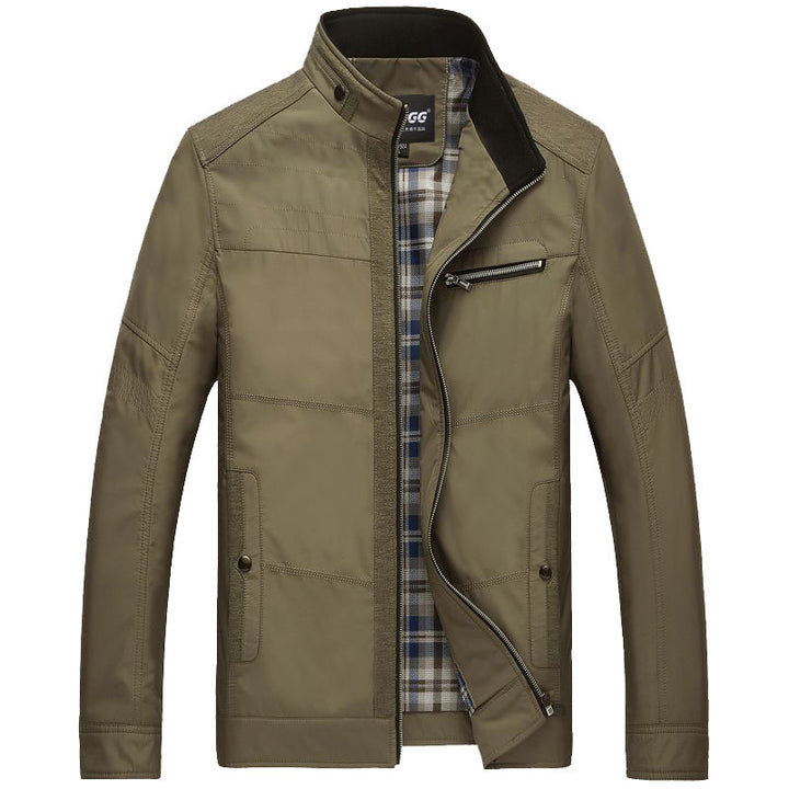 Men's rain jacket with thermal lining and modern details Lisslune