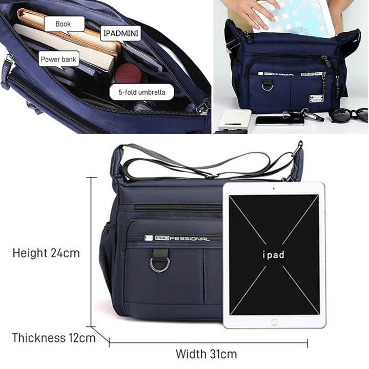 Lisslune | Light waterproof shoulder bag with large capacity